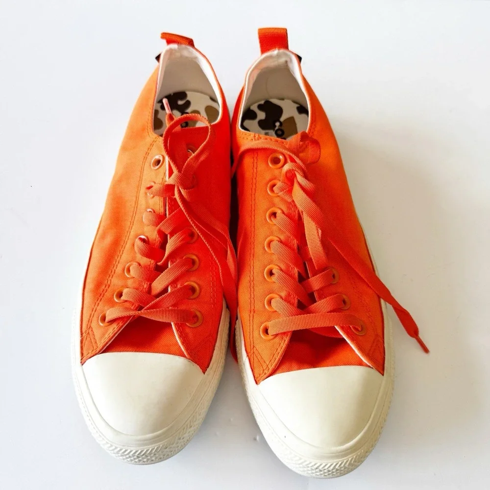 Converse Chuck Taylor Cordura Low Top  Size M9 W11 Blaze Orange School Colors